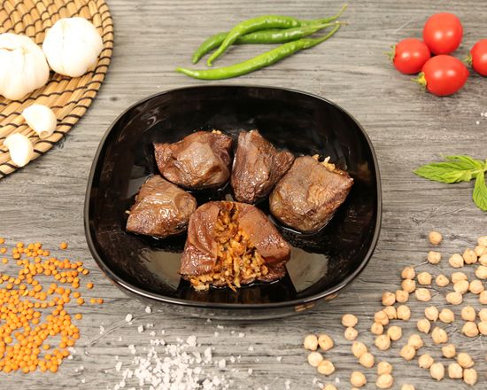 Etli Kuru Patlıcan Dolması