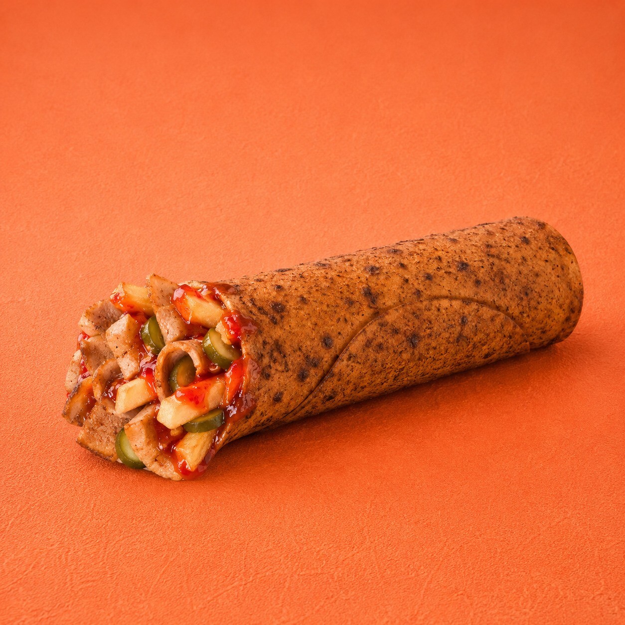 Yandım Anam Soslu Tavuk Dürüm (Acılı)