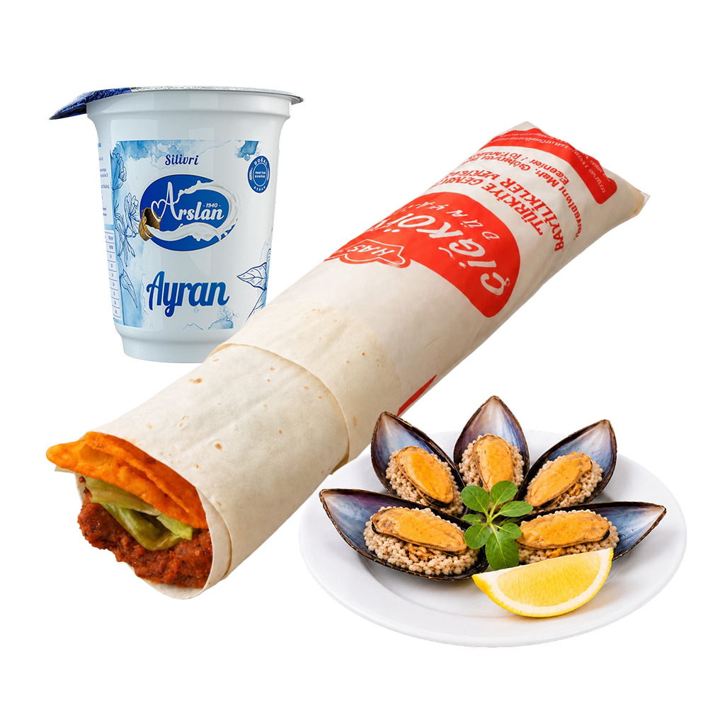 Doritoslu Mega Dürüm Midye Menü