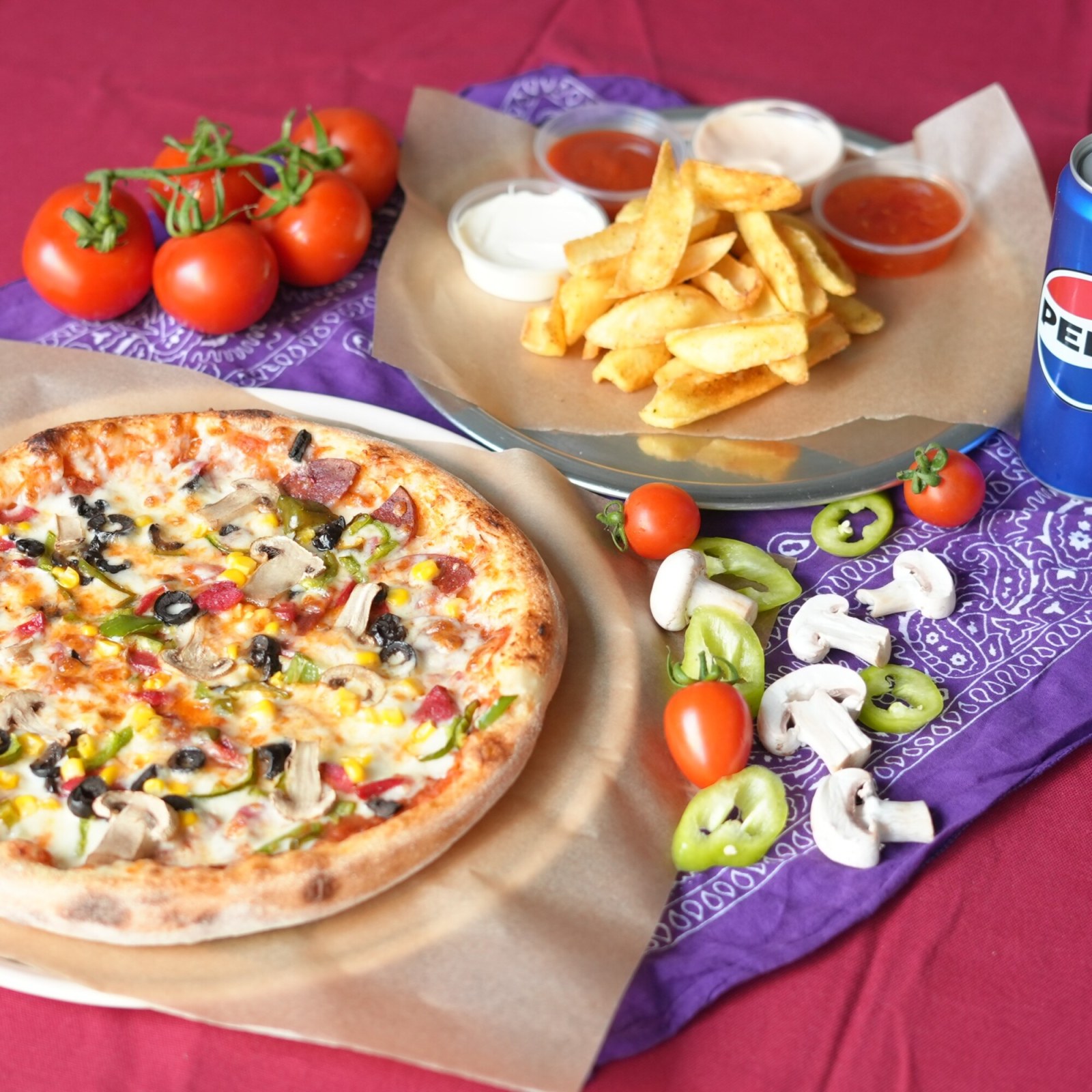 Büyük Pizza Menü