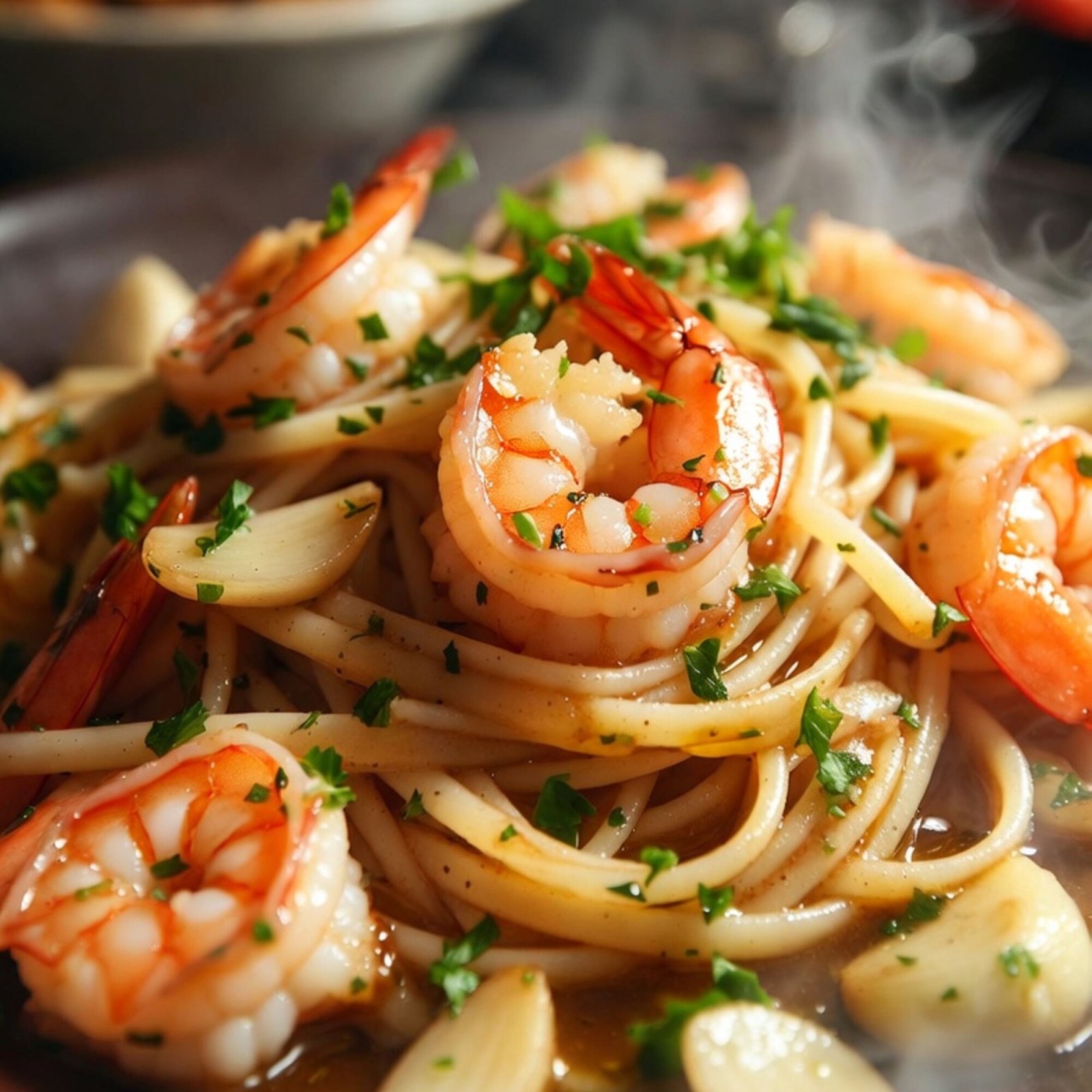 Gamberi Aglio e Olio