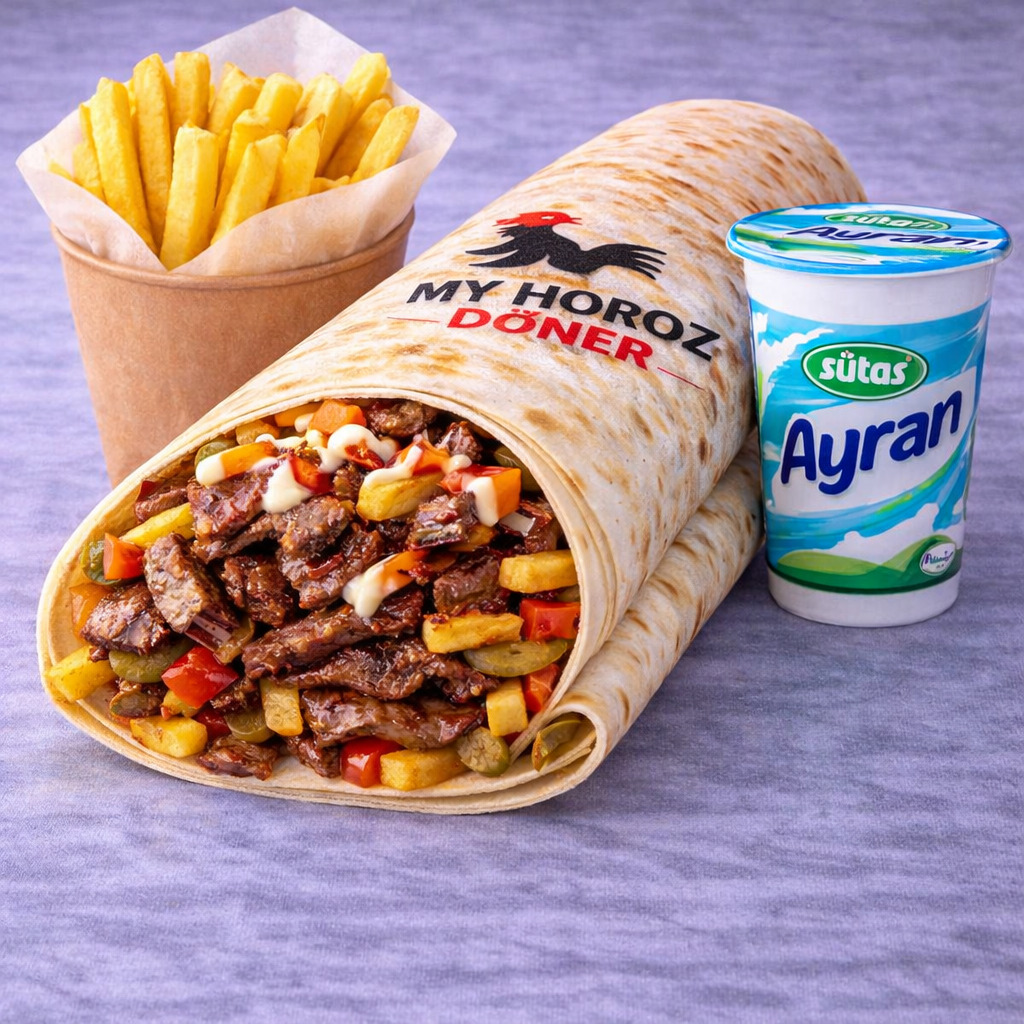 Large Et Dürüm Menü (100 gr)