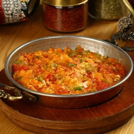 Yumurtalı Kıymalı Menemen (1 Kişilik)