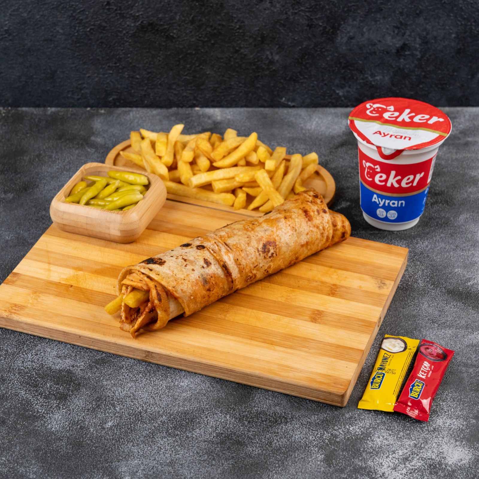 Eko Tavuk Döner Dürüm Menü