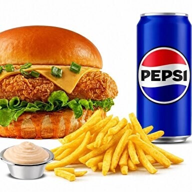 Sweet Chili Burger Menü