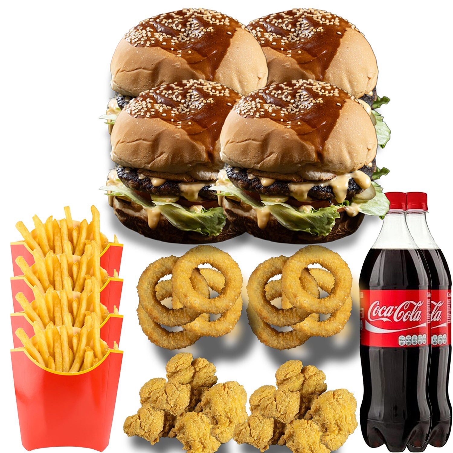 4'lü Klasik Burger Menü