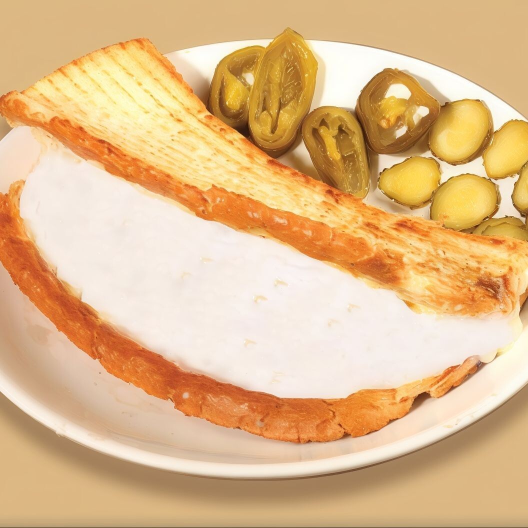 Beyaz Peynirli Yengen Tost