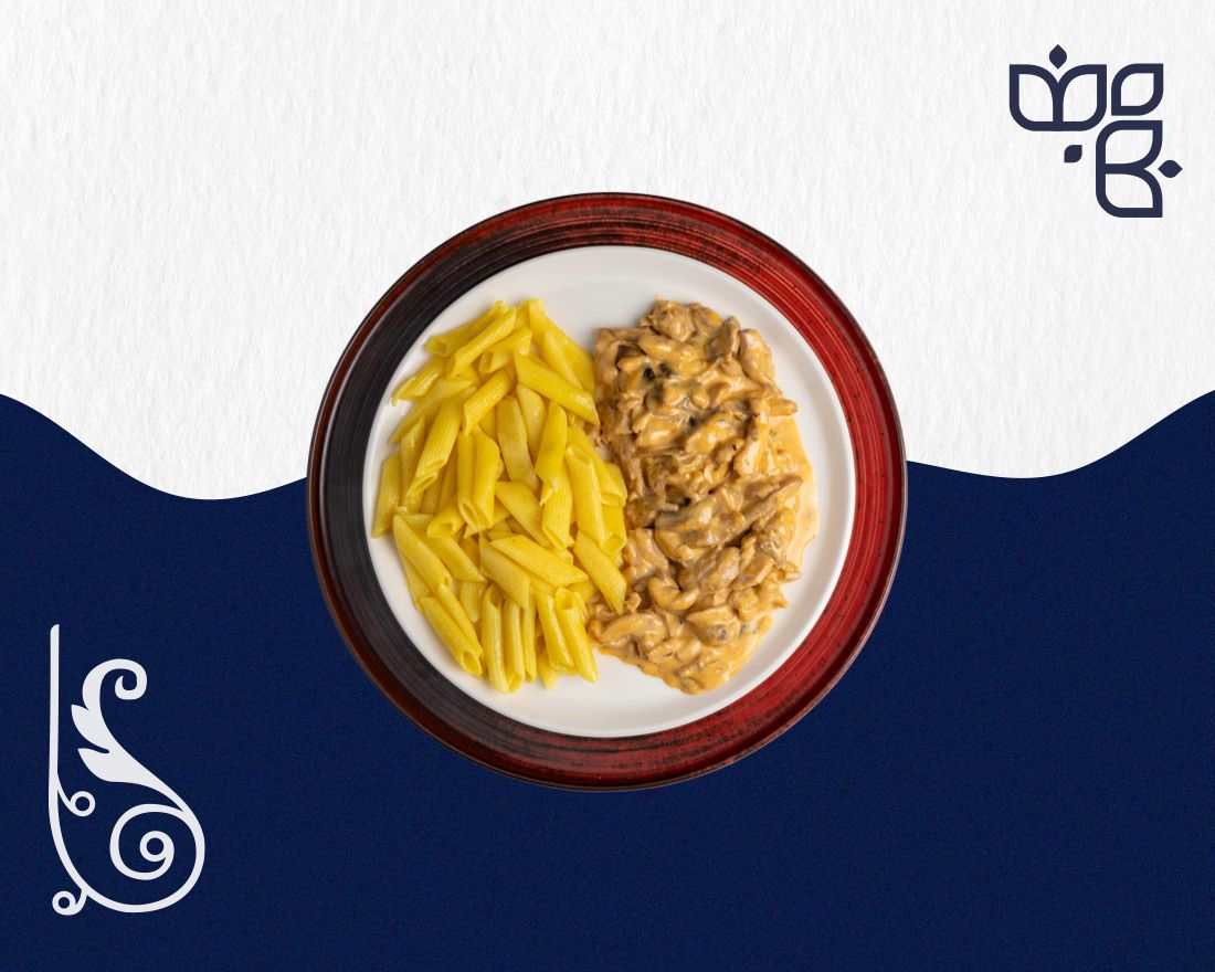 Kremalı Mantarlı Tavuk & Penne Makarna