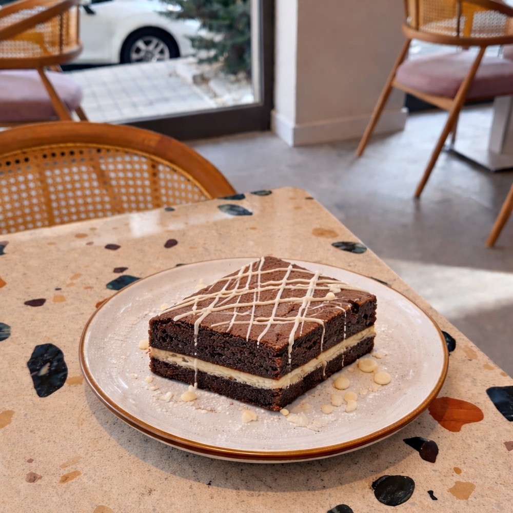 Beyaz Çikolatalı Brownie