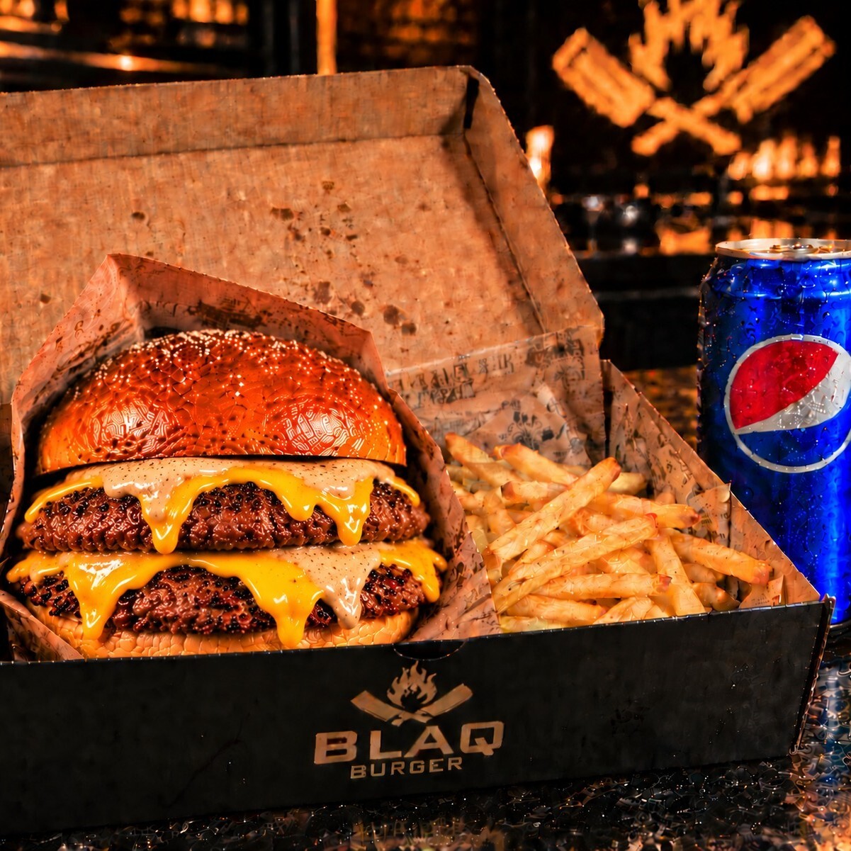 Double Cheese Menü