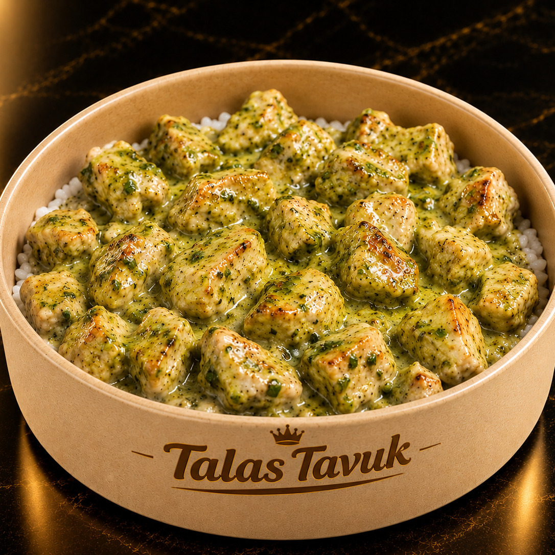 Fesleğen Soslu Tavuk & Çorba İkramı