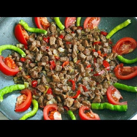 Pilav Üstü Et Saç Kavurma