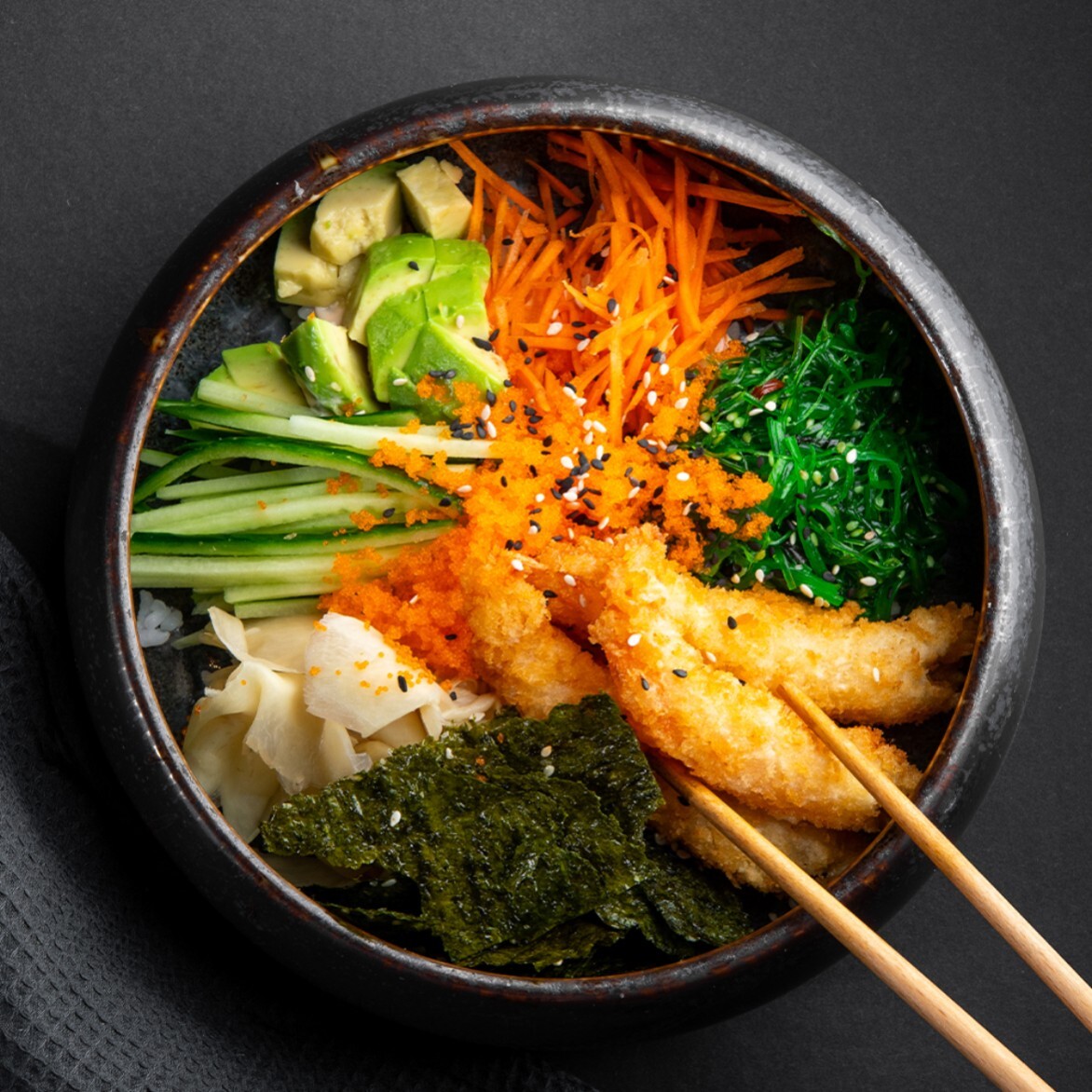 Ebi Ten Truffle / Sushi Bowl
