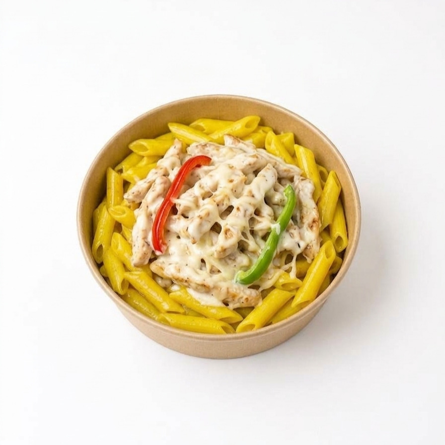 Makarna Üstü Cheese California Soslu Tavuk