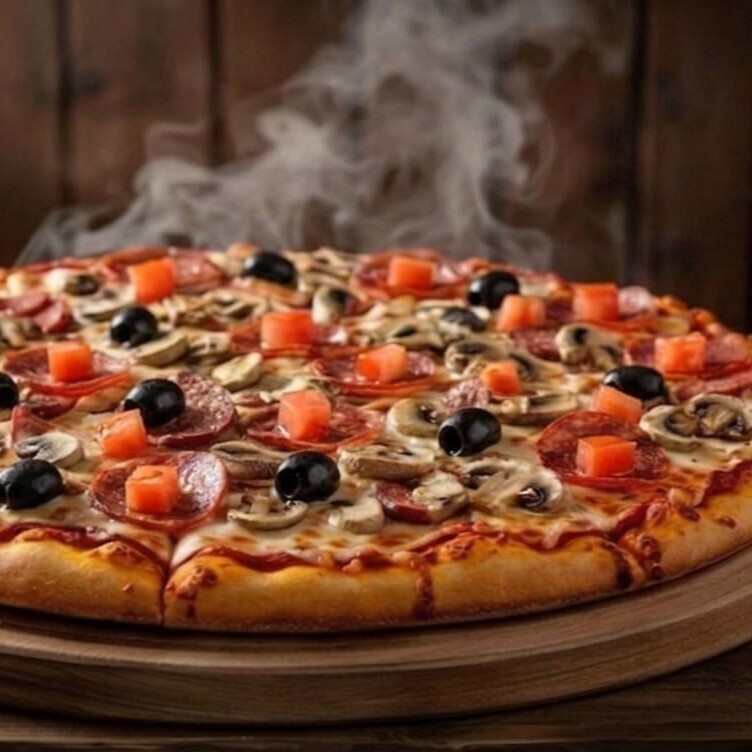 Favori Pizza (Büyük) VIP Live Sos Sucuklu Mantarlı Gurme Pizzacı Pizza