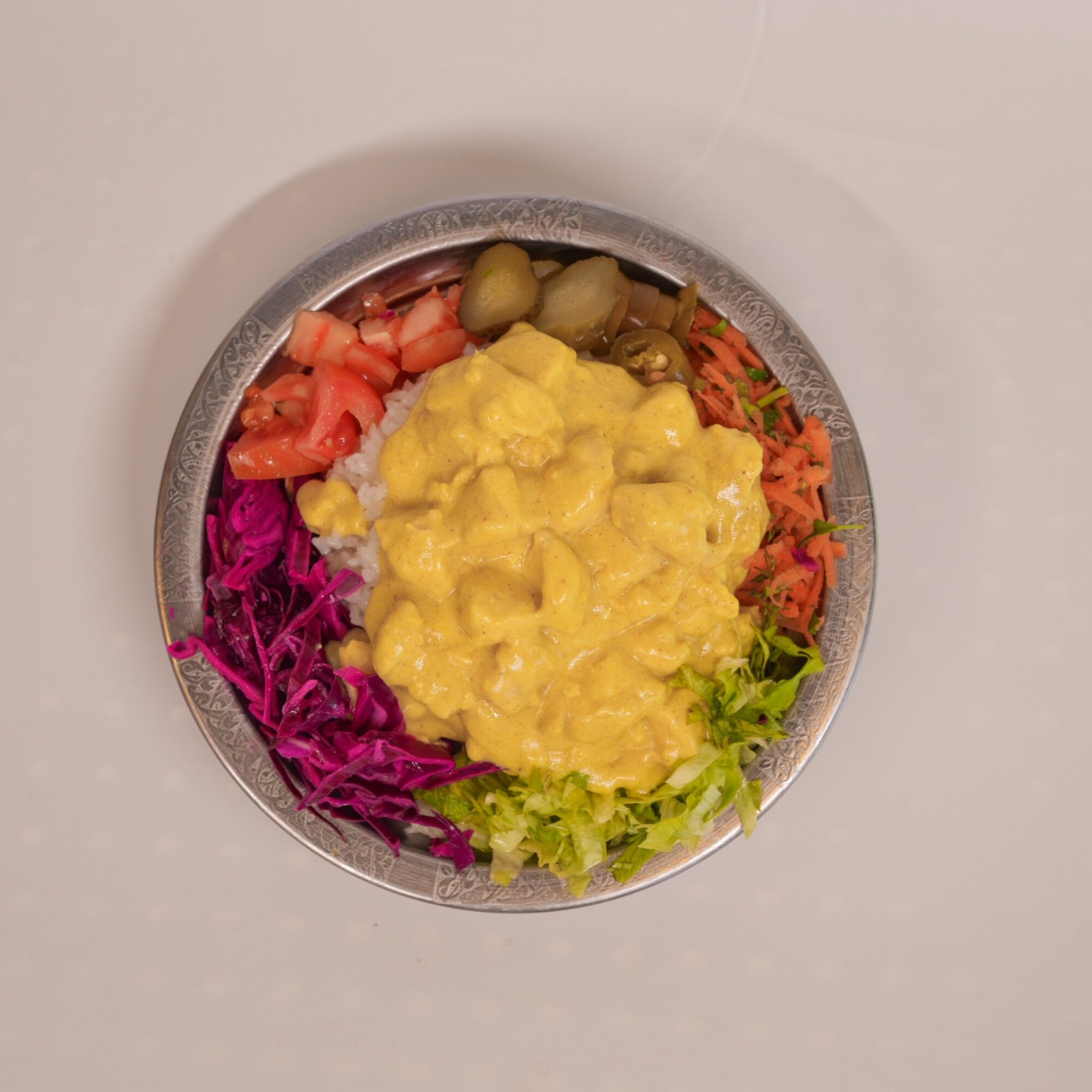 Köri Soslu Tavuk Pilav