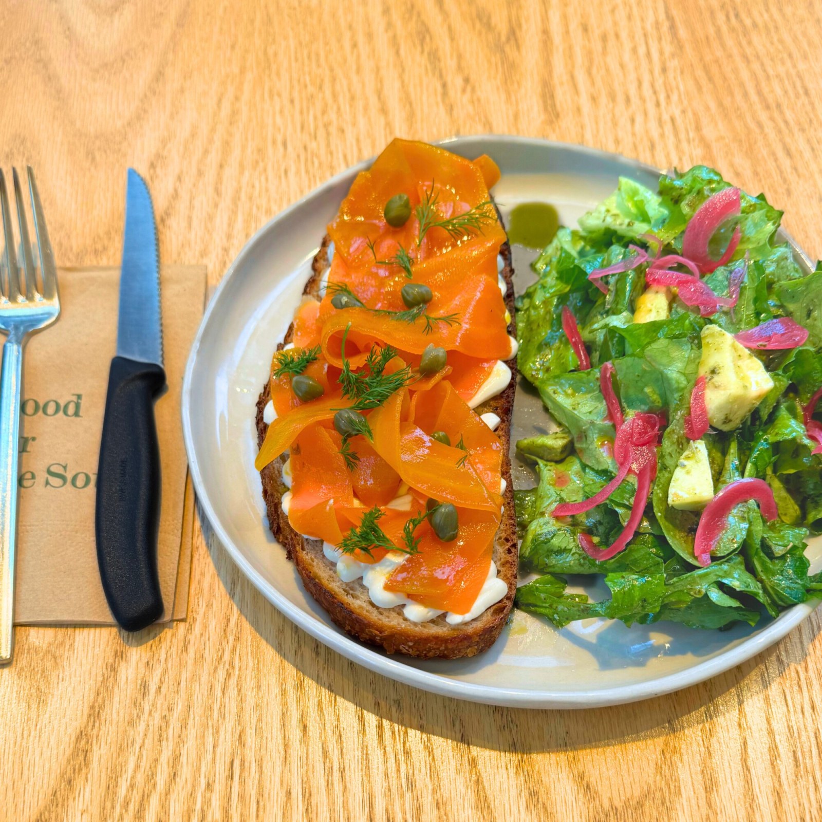 Sea Lox Tartine