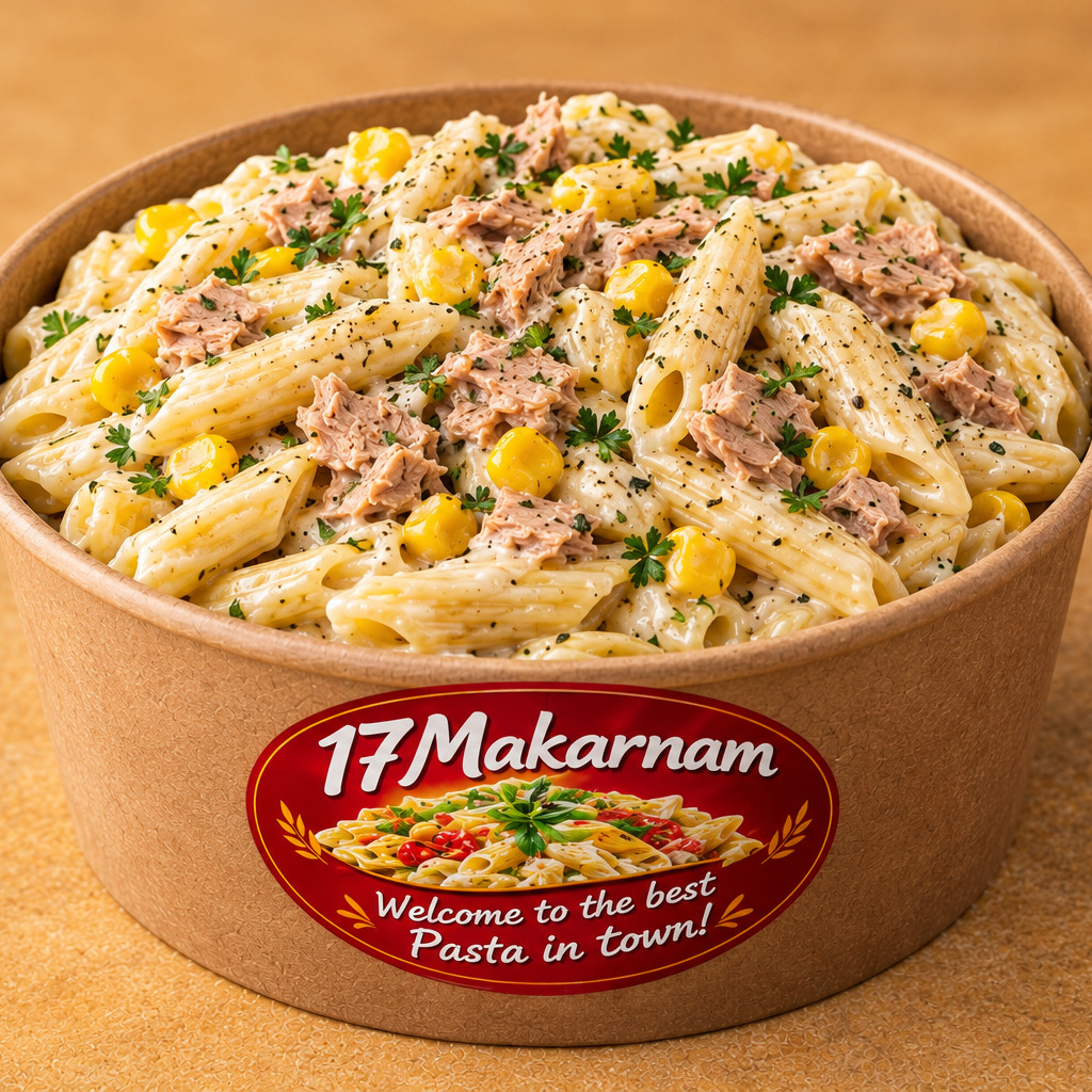 Kremalı Mısırlı Ton Balıklı Penne