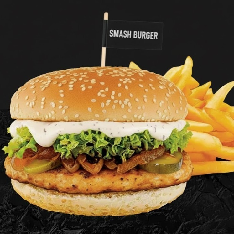 Smash Tavuk Trüf Burger