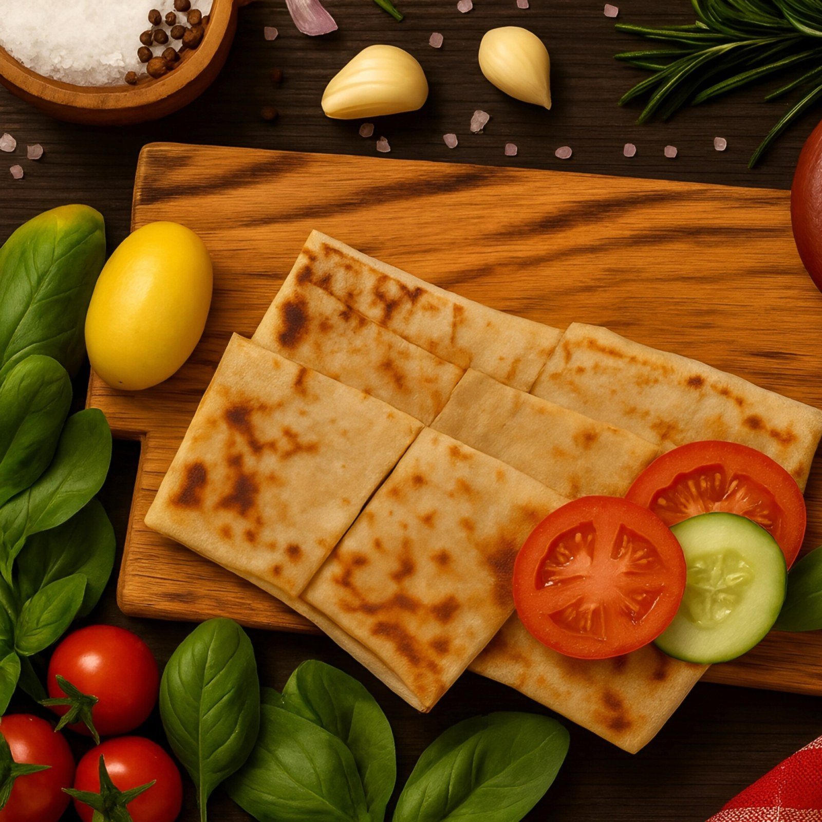 Ispanaklı Kıymalı Gözleme