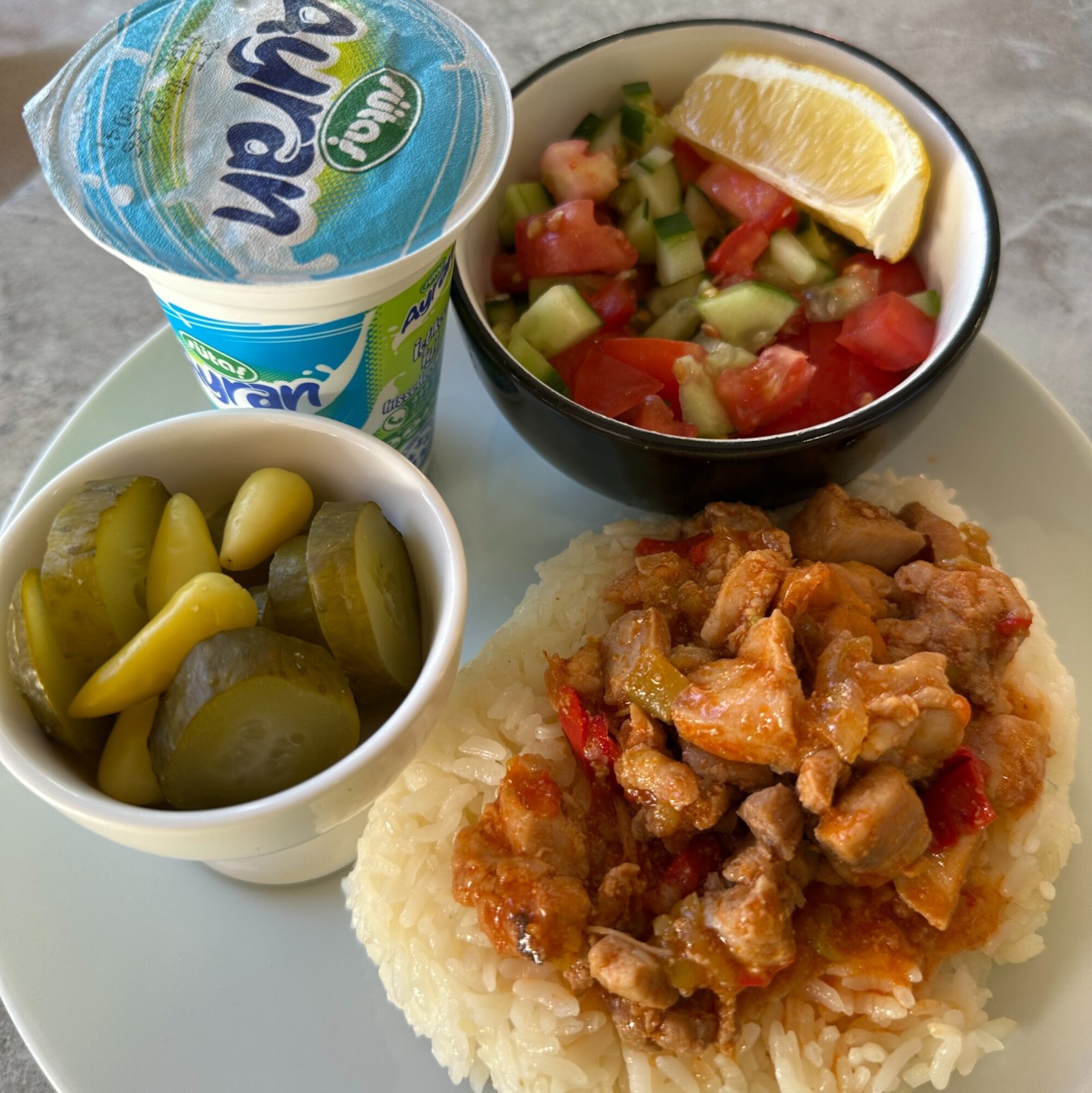 Tavuk Sote & Pilav Menü