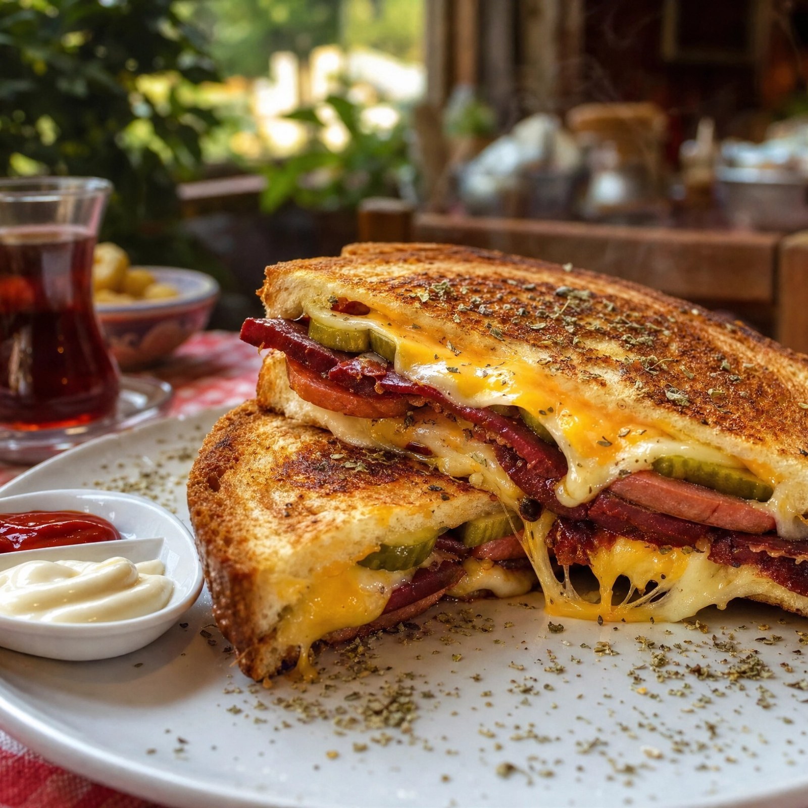 Pastırmalı Atom Tost