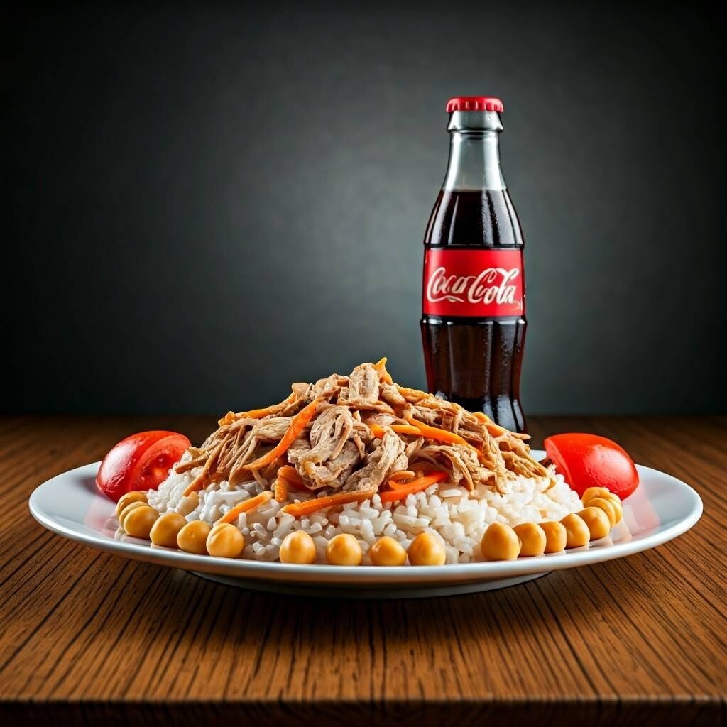 Tavuklu Pilav+Coca Cola