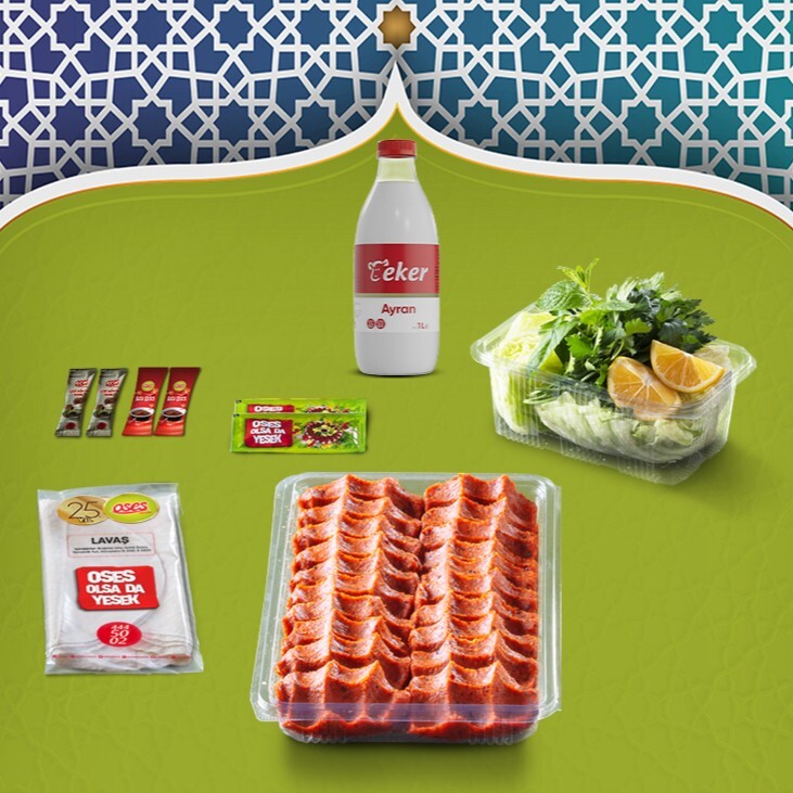 Çiğ Köfte (600 gr.) + Ayran (1 L.)