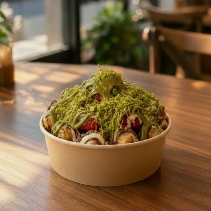 Dubai Waffle Bowl