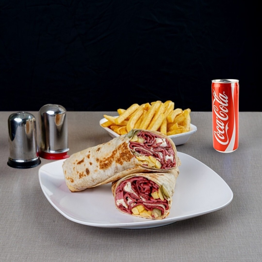 Soslu Kumru Dürüm Menü