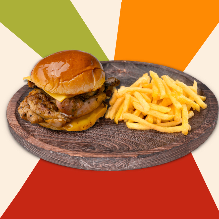 Ballı Hardallı Çıtır Tavuk Burger
