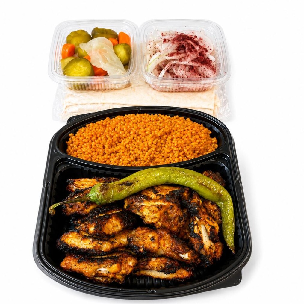 Tavuk Kanat (500gr Kömür Ateşinde Pişirilmiş) + 330 Ml. Coca Cola