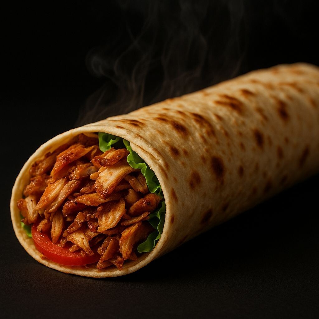 Tavuk Döner Medium Dürüm (80 gram)