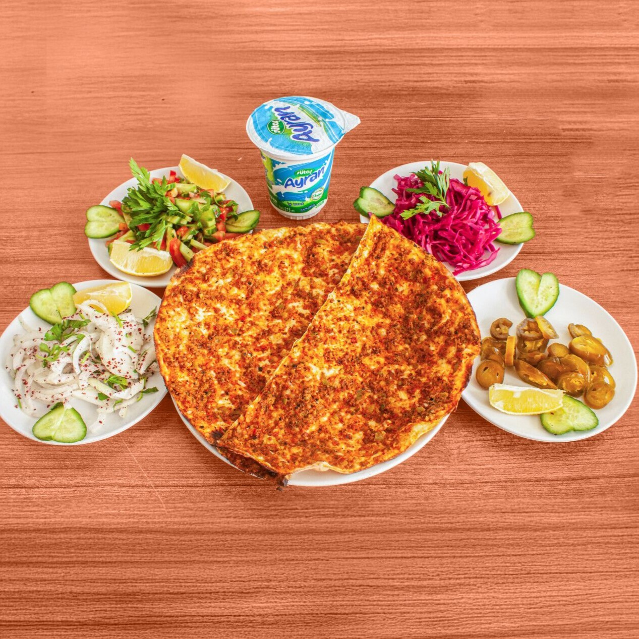 3'lü Lahmacun Menü