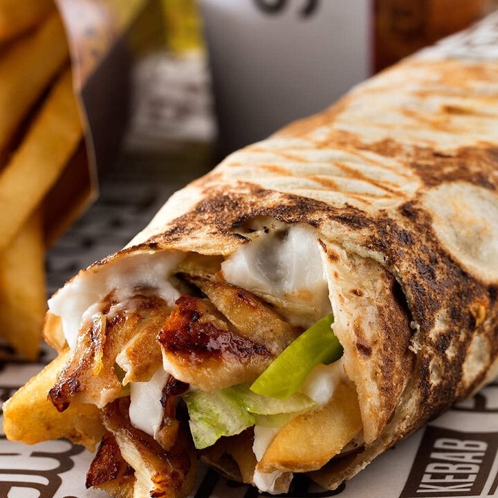 Kaşarlı Tavuk Döner Dürüm