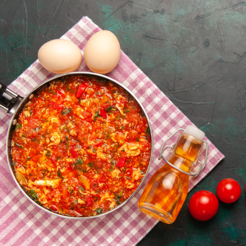 Sucuklu Menemen / Menemen with Sausage