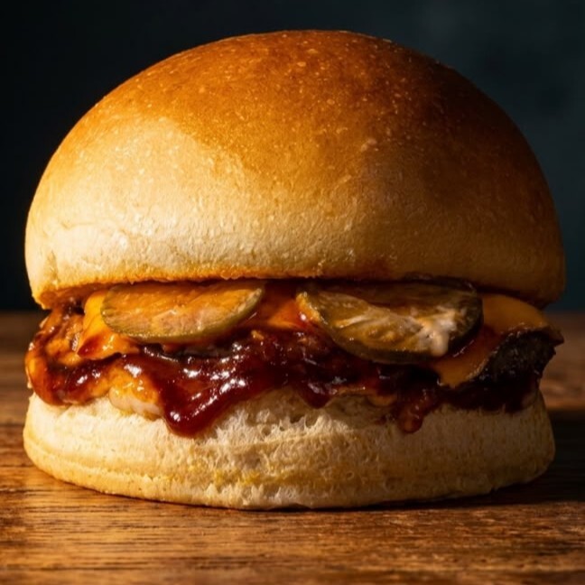 Korean Cheese Burger