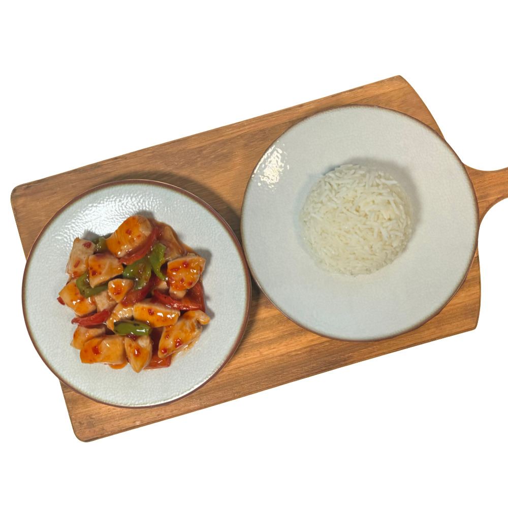 Tatlı Ekşi Soslu Tavuk & Basmati Pirinç Pilavı (380 Gr.)