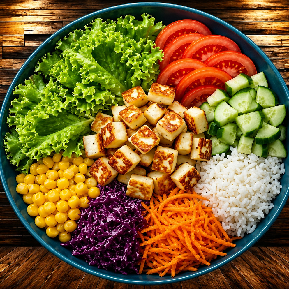 Hellim Peynirli Bowl