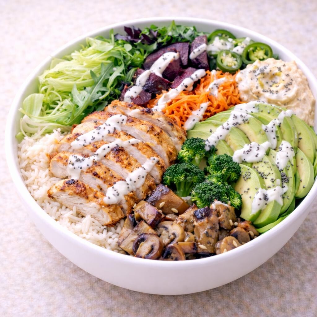 Izgara Tavuk Bowl (800gr)