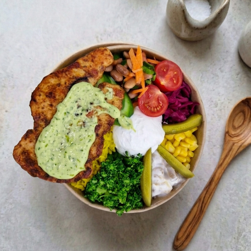 Guacamole Tavuk But Bowl