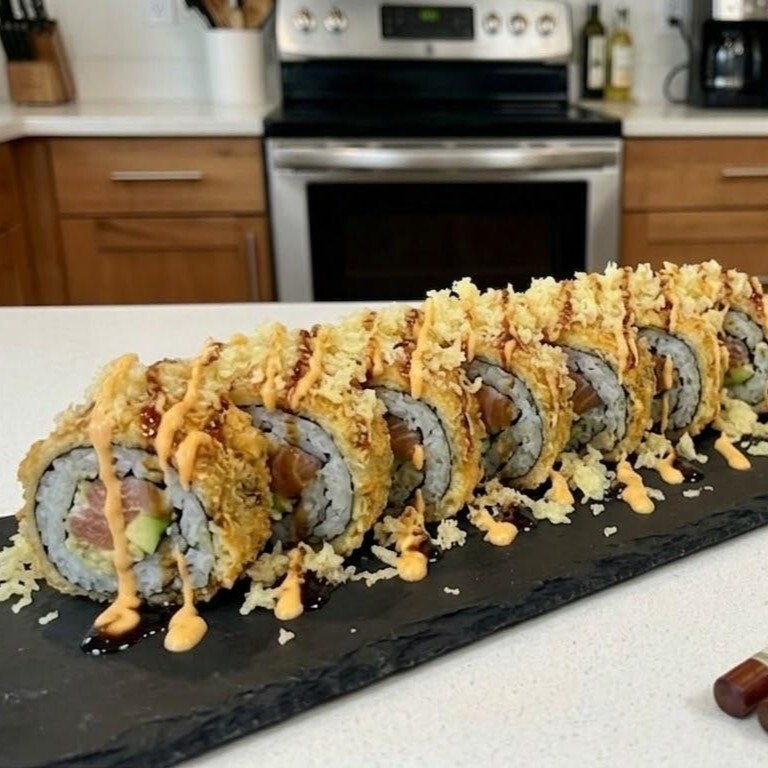 somon cruncy Roll