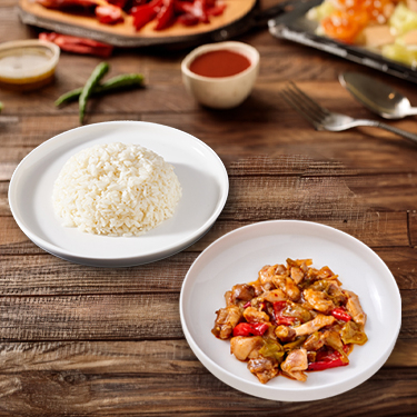 Tatlı Ekşi Soslu Tavuk & Basmati Pirinç Pilavı