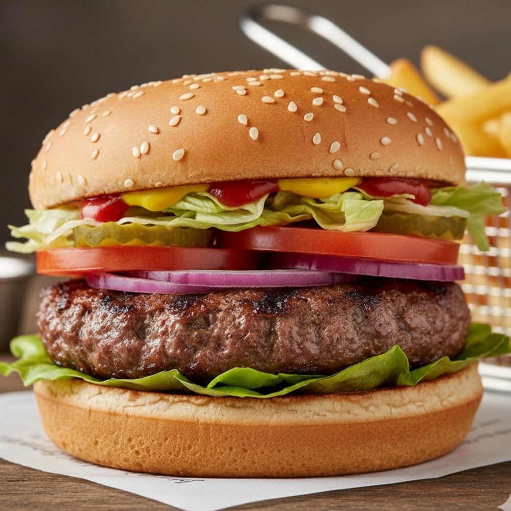 Klasik Hamburger + Patates