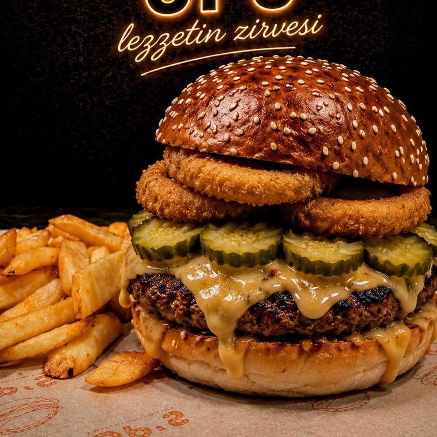 Ring Burger Menü