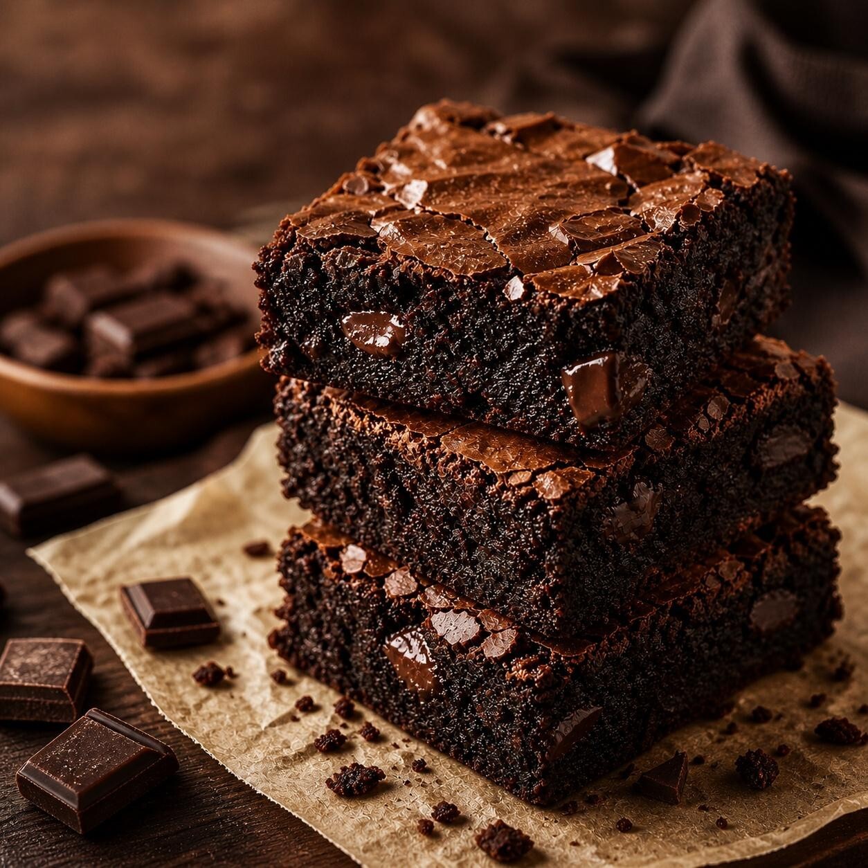 Browni (Belçika Çikolatası ile)