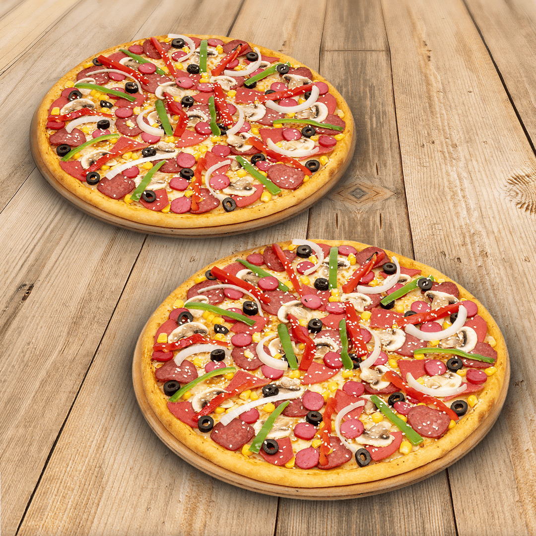 2 Adet Orta Boy Dolu Dolu Pizza
