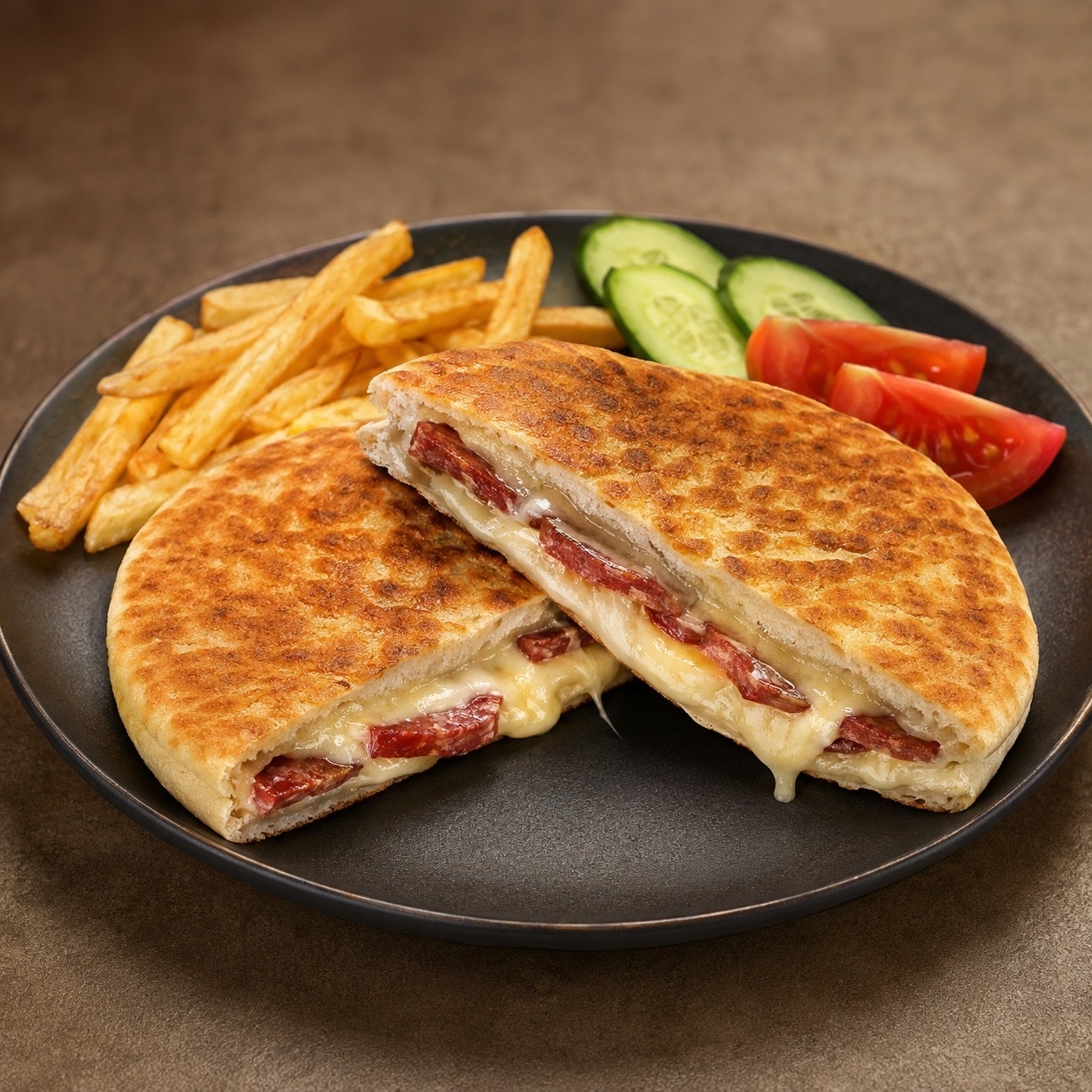 Bazlama Karışık Tost
