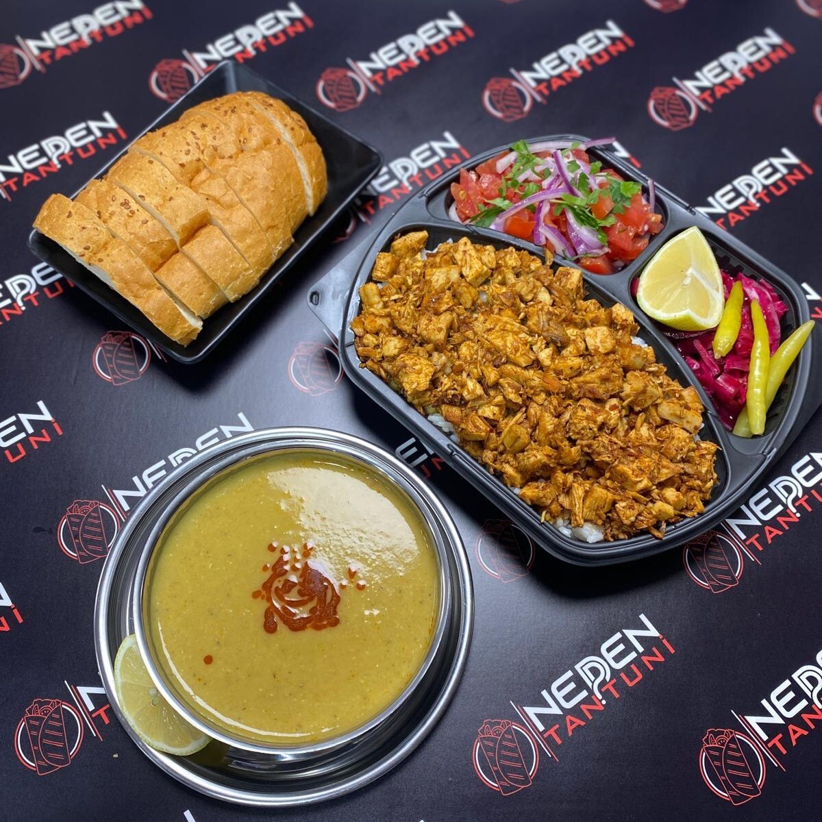 Cazip Pilav Üstü Tavuk Tantuni Ve Çorba Menü