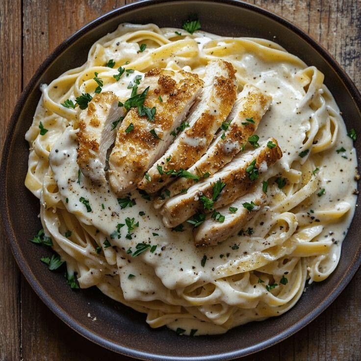Fettuccine Alfredo Menü